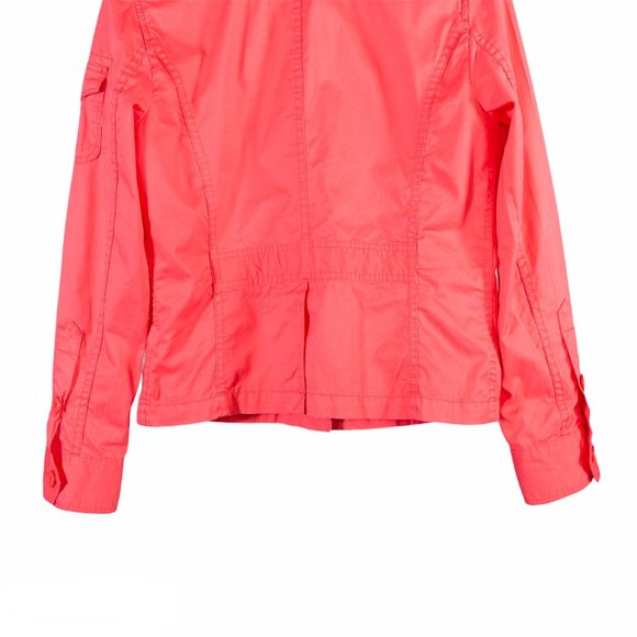 J. Crew Women's Peach Jacket Casual Designer Spring Outdoor Hiking Long Sleeve S - Picture 4 of 11